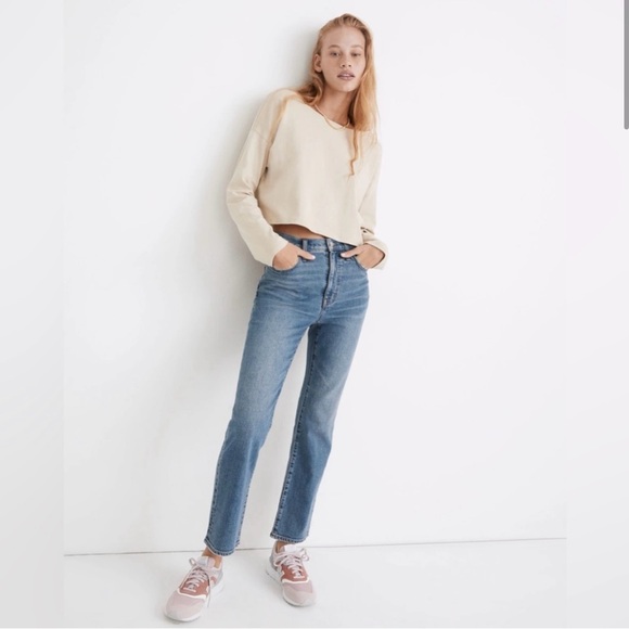 Madewell Denim - Madewell Slim Demi Boot Jeans- Enright medium wash blue size 25